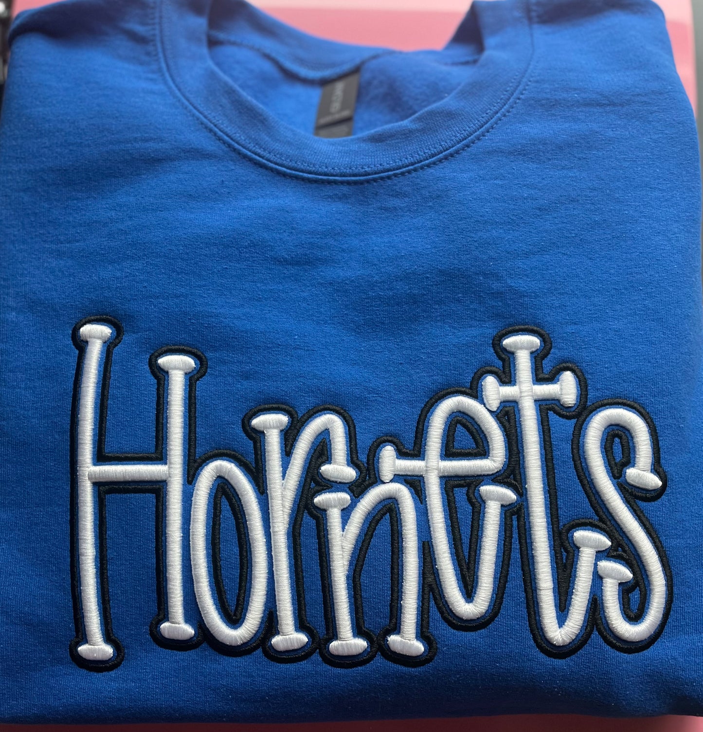 3D Embroidery School Spirit Sweatshirt