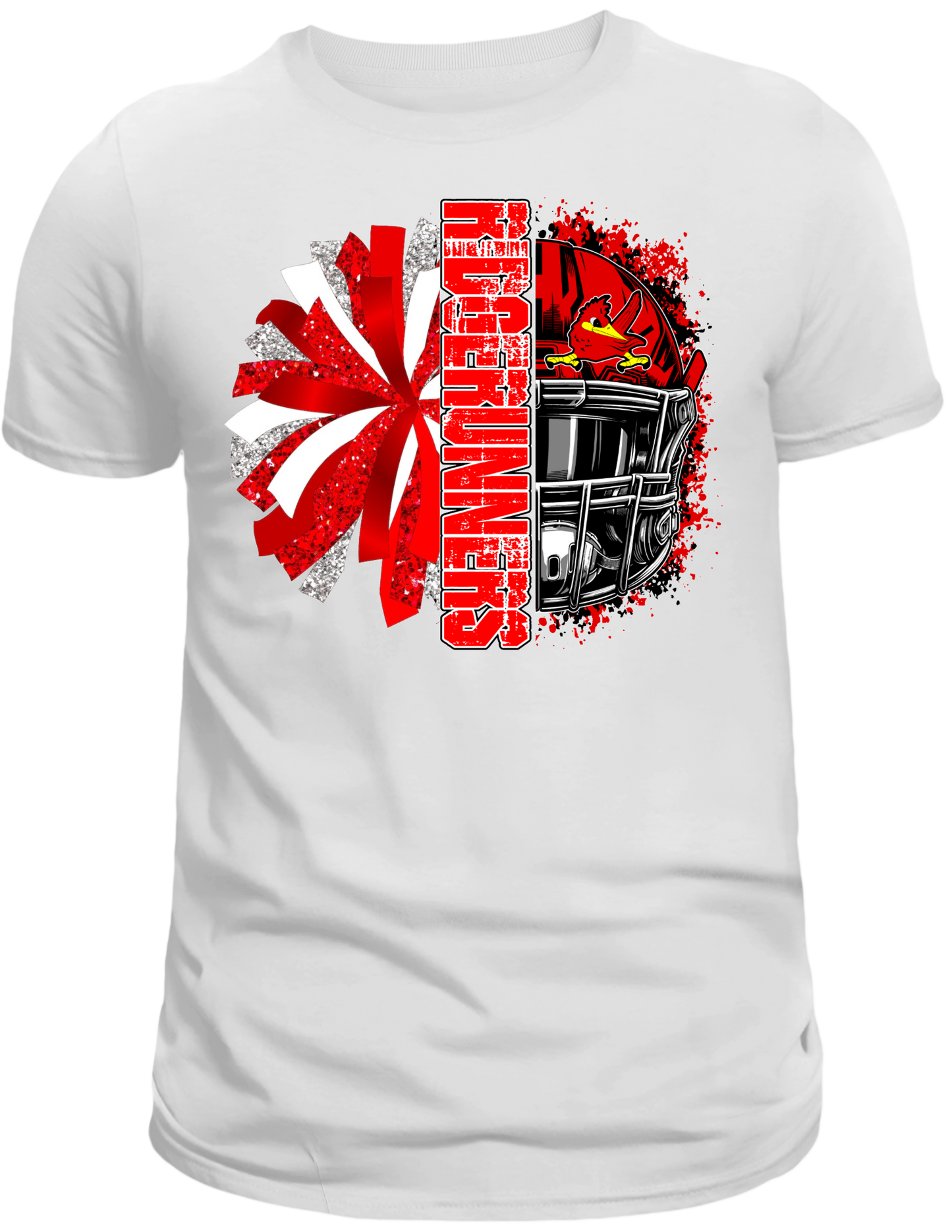 Ridgerunner Football. Cheer T Shirt- NO GRADE-