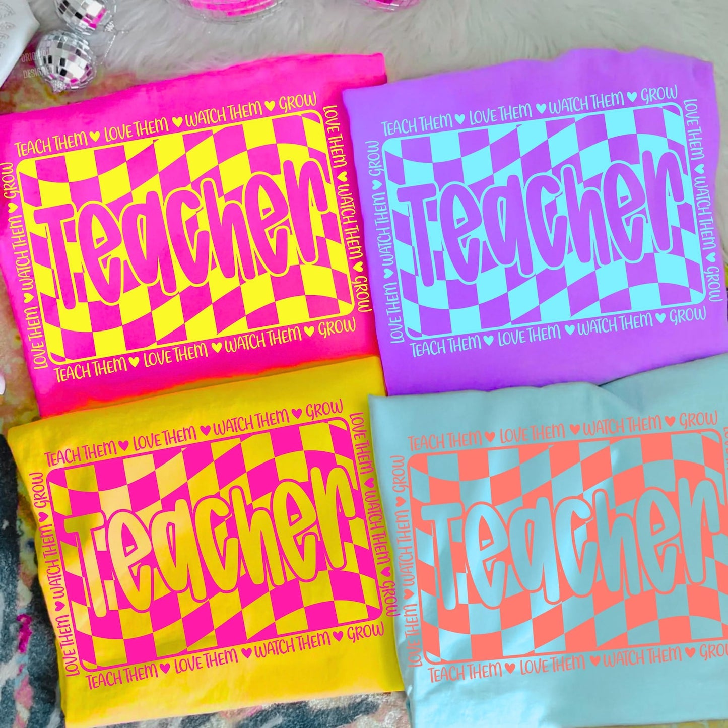 Teacher NEON Retro