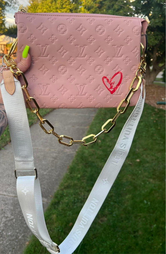 Pink Heart Crossbody