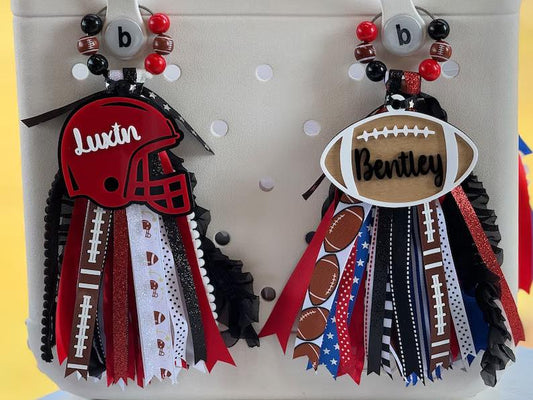 Custom Bag Tags *Ribbon included*