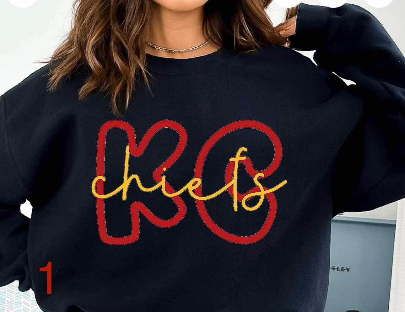 KC Chiefs Sweatshirt & Beanie Bundle