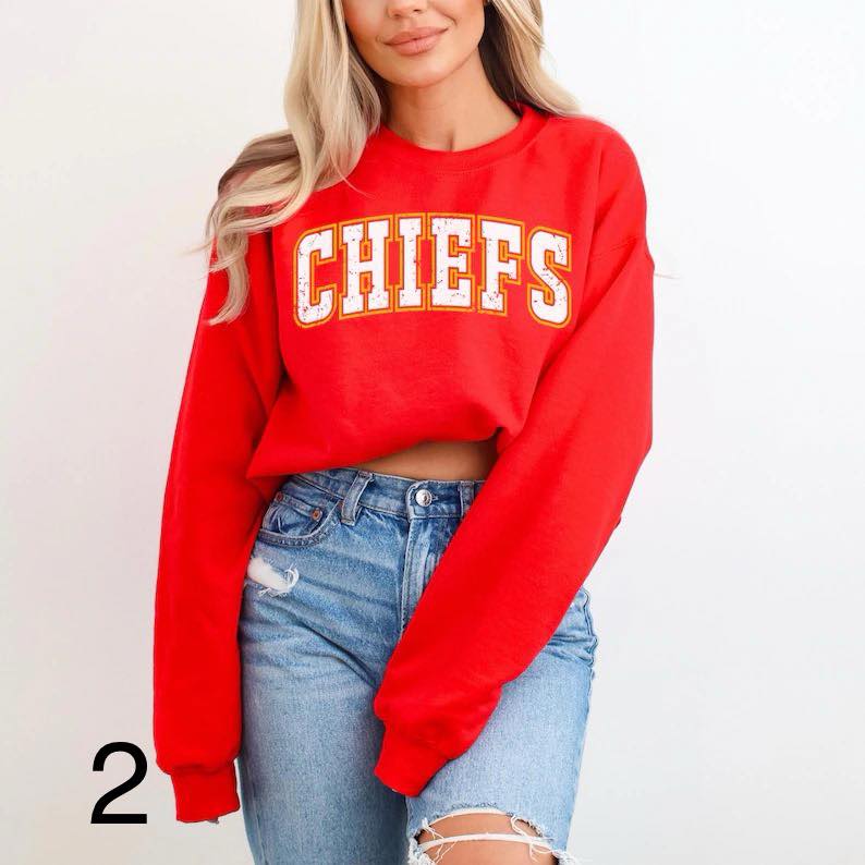 KC Chiefs Sweatshirt & Beanie Bundle