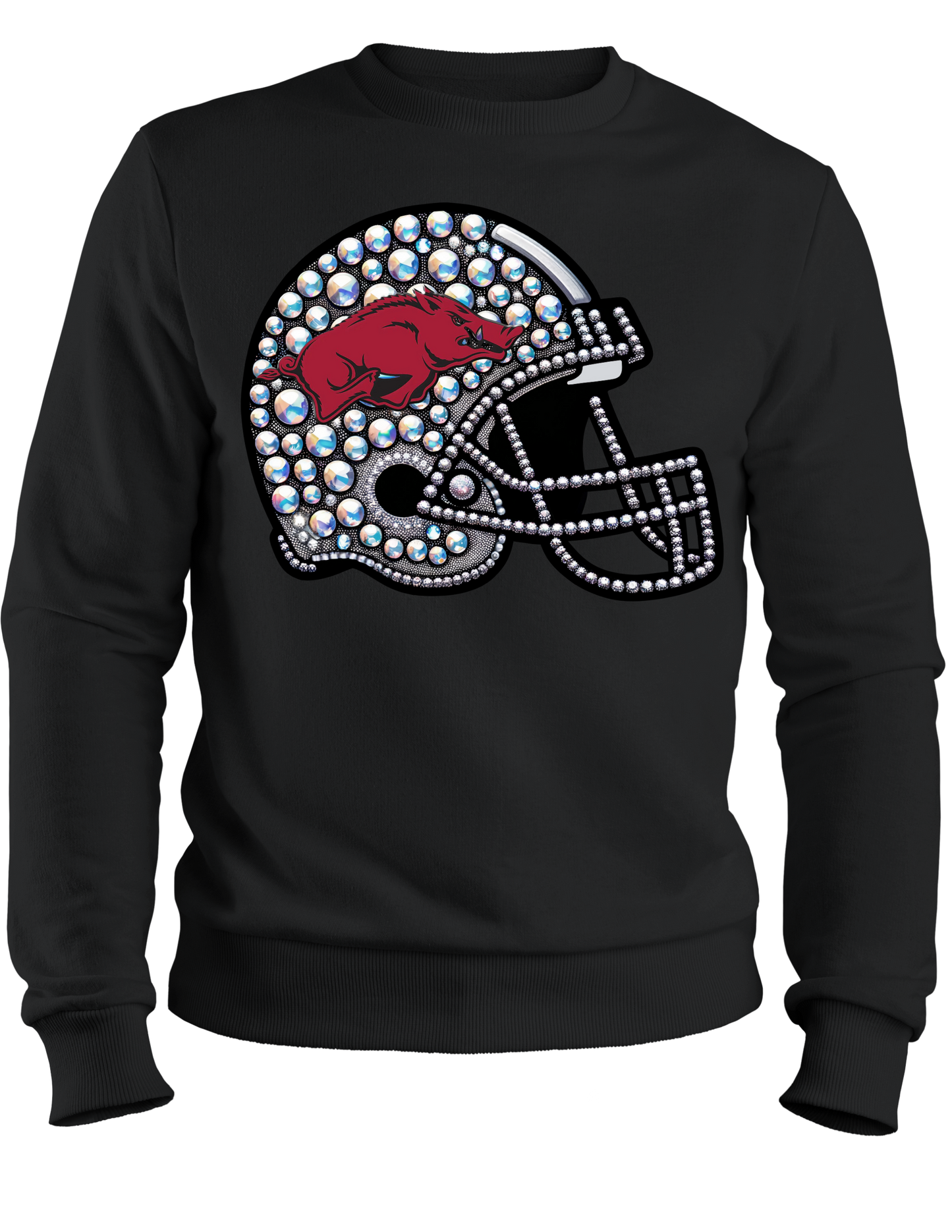 Razorbacks Rhinestone Helmet