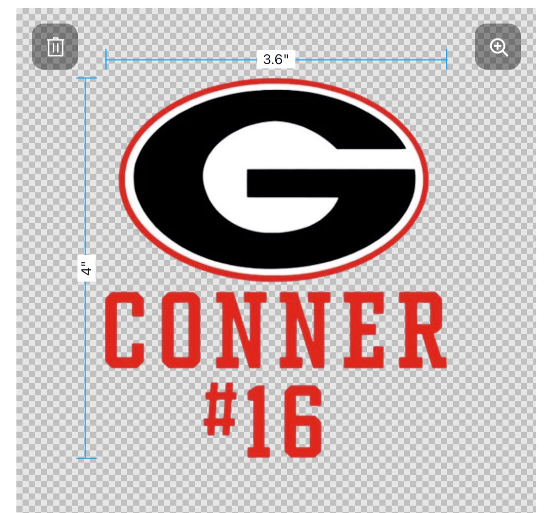 Grove Name/Number Decal- 4th Grade