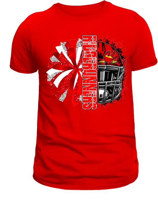 Ridgerunner Football. Cheer T Shirt- NO GRADE-