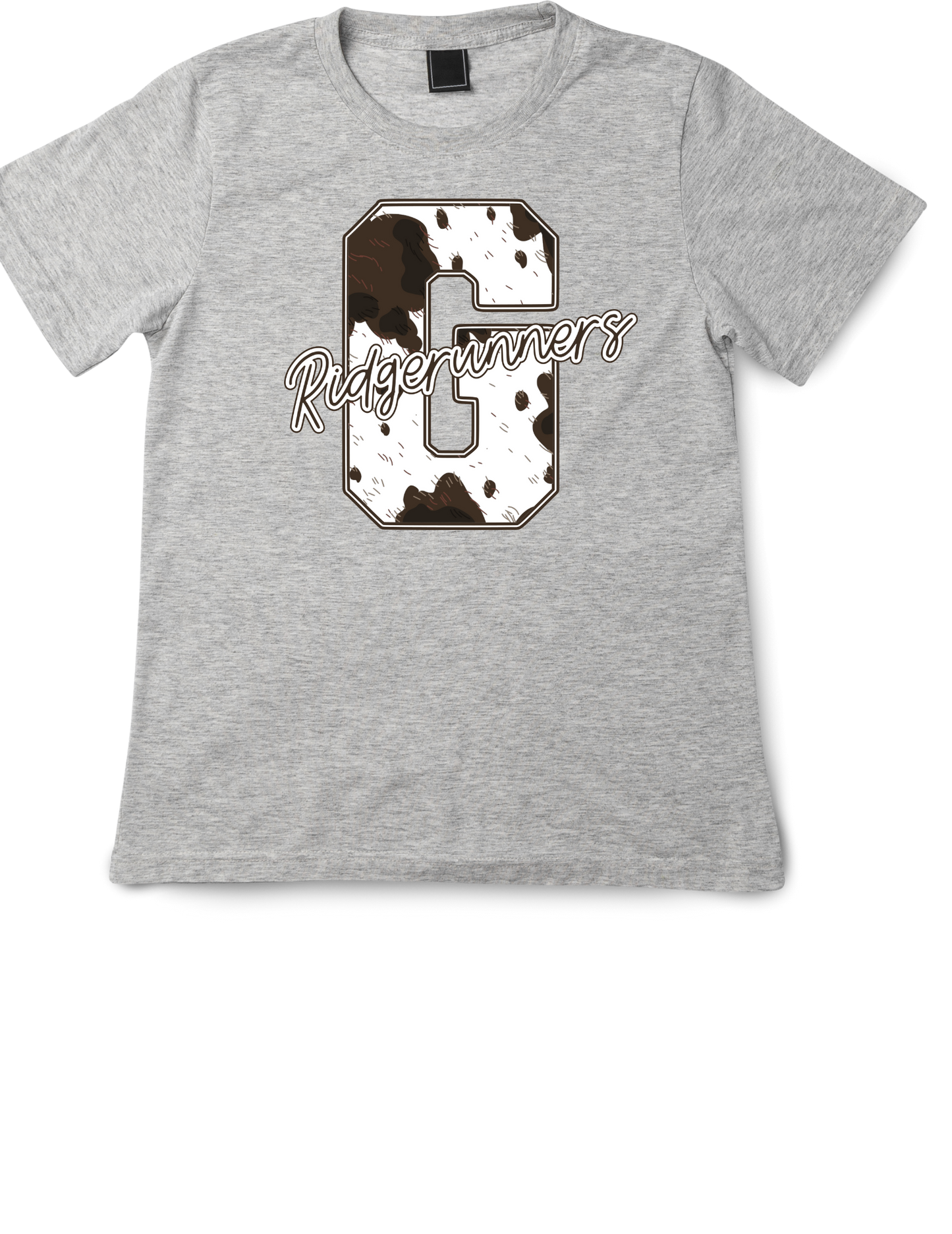 G Cow Print Short Sleeve