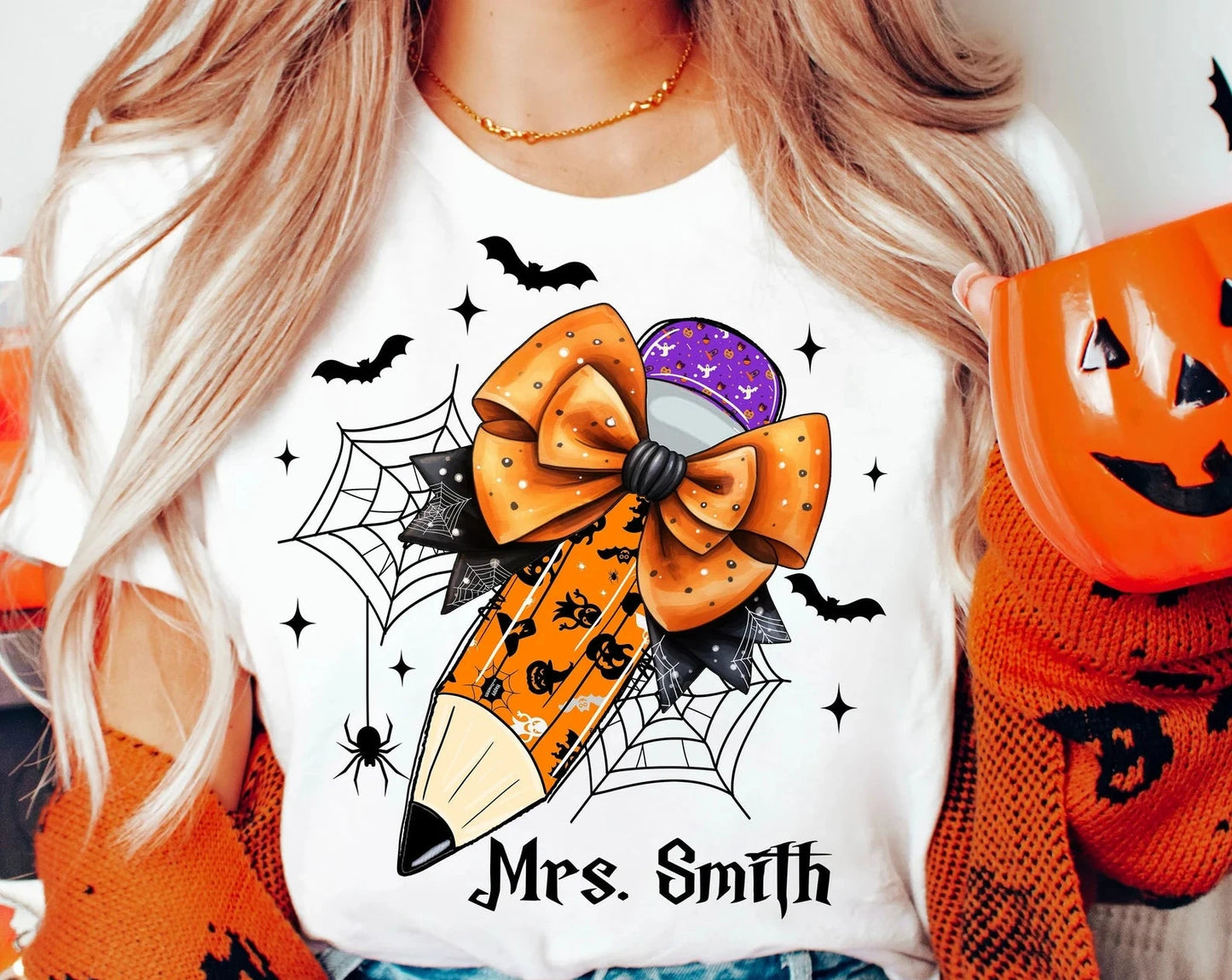 Teacher Halloween Pencil