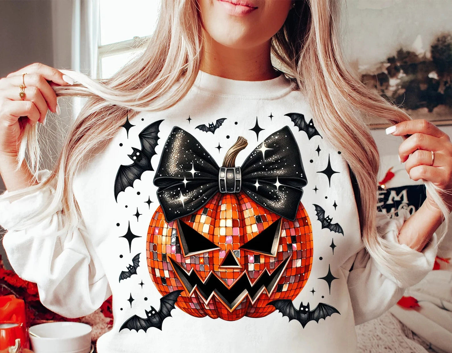 Halloween Bow Pumpkin