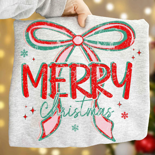 Coquette Merry Christmas Sweatshirt