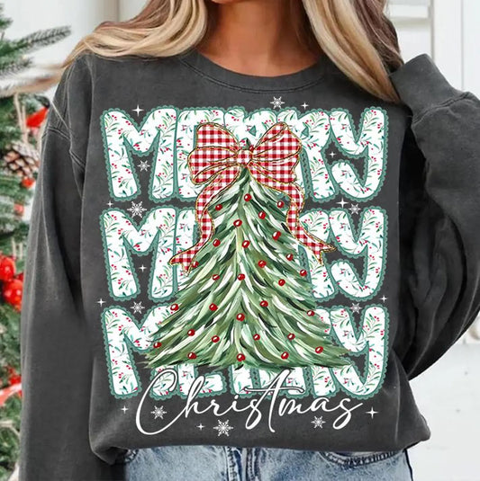 Merry Merry Merry Christmas Sweatshirt