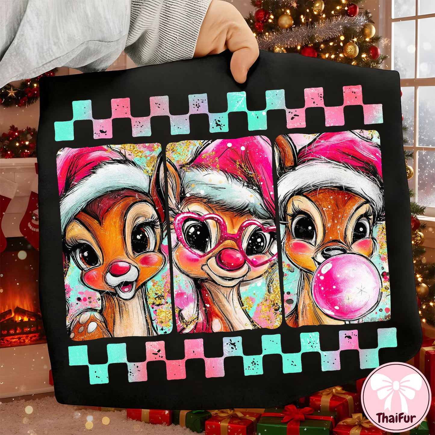 Brushstroke Reindeer